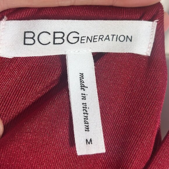 BCBG Maroon Mini Dress - Picture 4 of 4